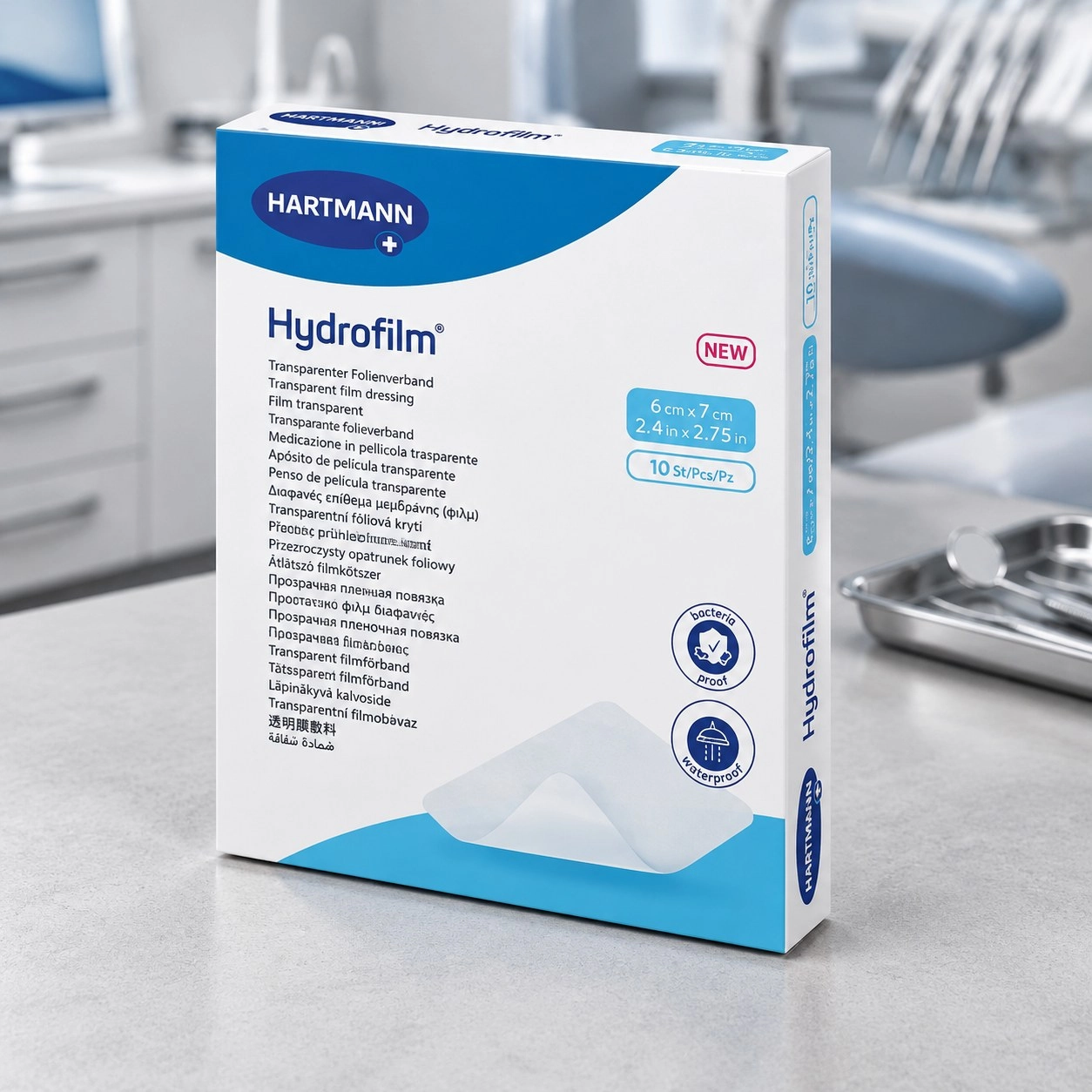 HARTMANN Пов'язка плівкова прозора Hydrofilm (6 см х 7 см) 1 шт — Розгрузки та тейпи