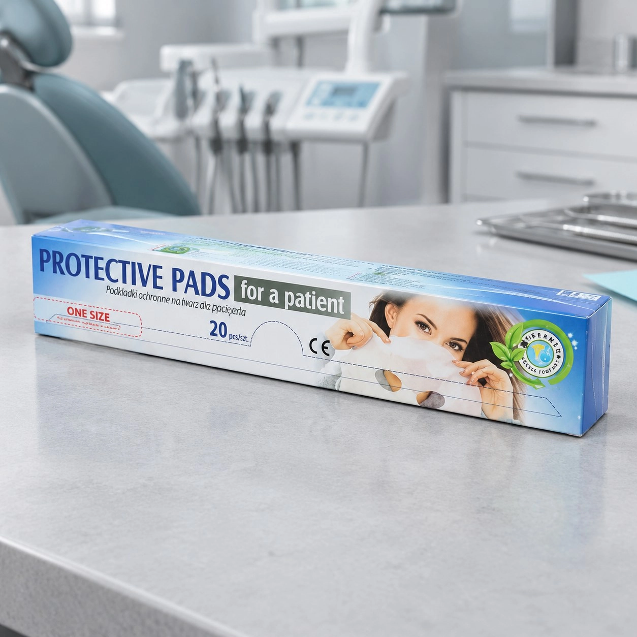 Cerkamed PROTECTIVE PADS захисна накладка на обличчя 20 шт — Засоби захисту
