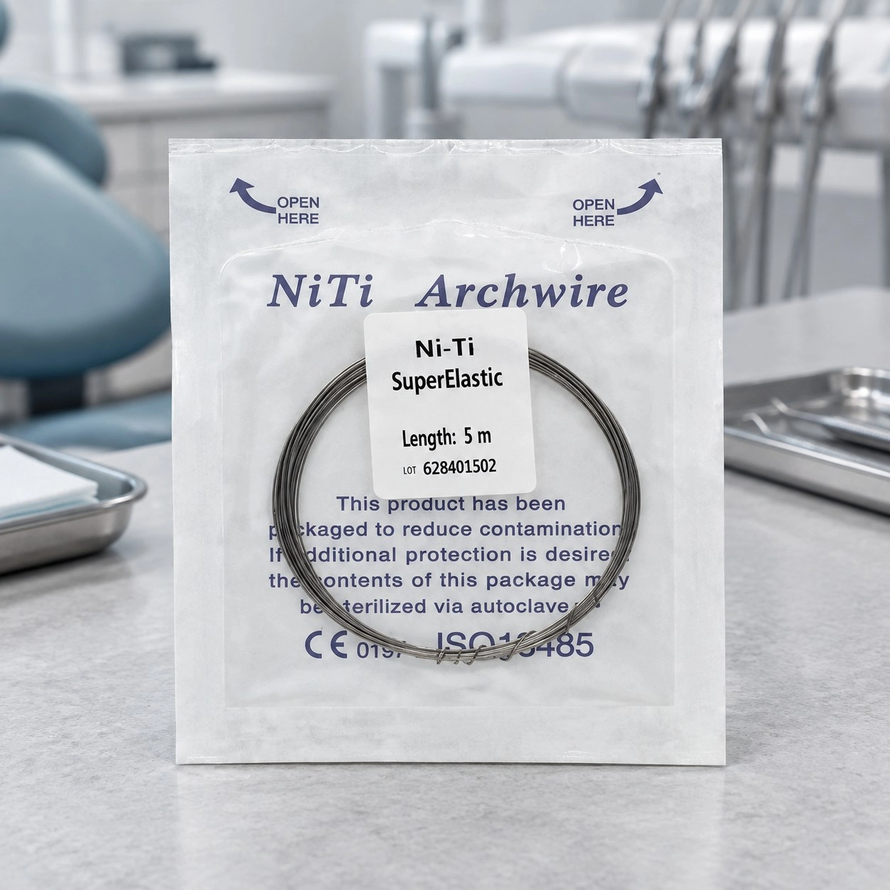 DTC Дріт лігатурний Niti 0.31 мм x 5 м A502-12 — Ортодонтичні інструменти