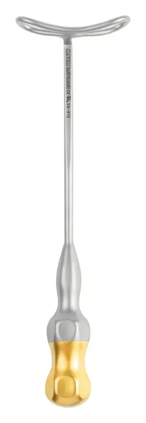 Asim Instruments Ретрактор щоковой лівий (Gold-Handle) DE – 970 — Терапевтичні інструменти