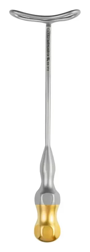 Asim Instruments Ретрактор щоковой правий (Gold-Handle) DE – 972 — Терапевтичні інструменти
