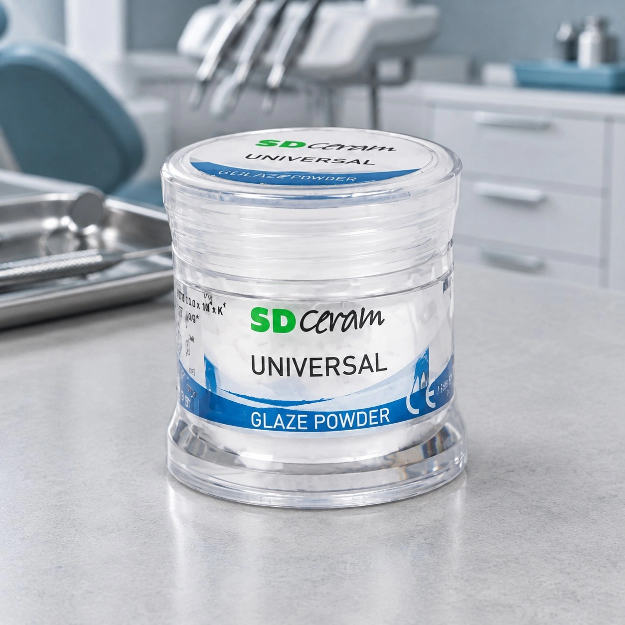 SD Ceram Порошок для глазурі Glaze Powder Universal 10 г — Матеріали зуботехнічні