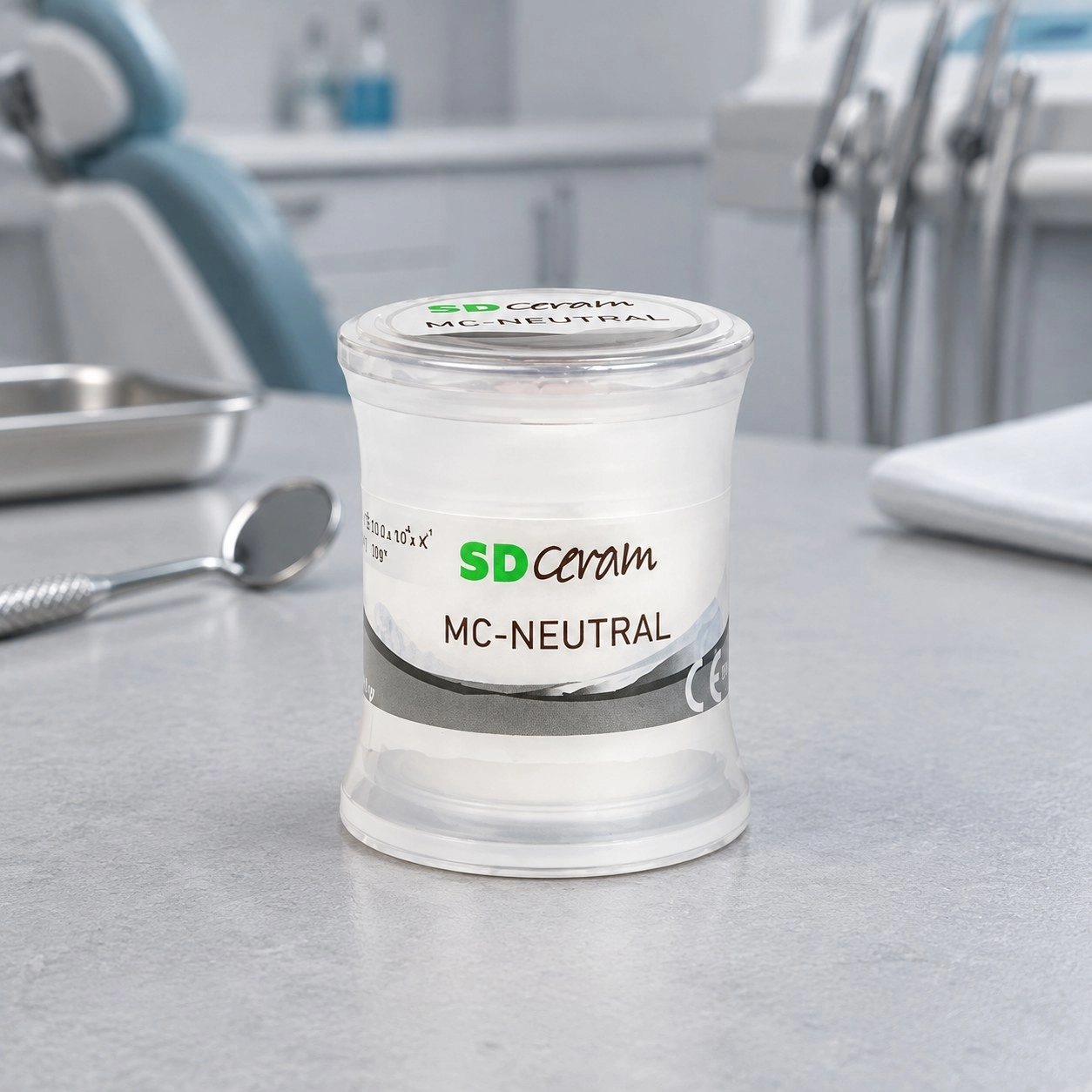 SD Ceram Порошок для ріжучого краю Neutral MC 10 г — Матеріали зуботехнічні