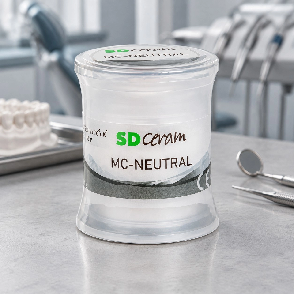 SD Ceram Порошок для ріжучого краю Neutral MC 50 г — Матеріали зуботехнічні