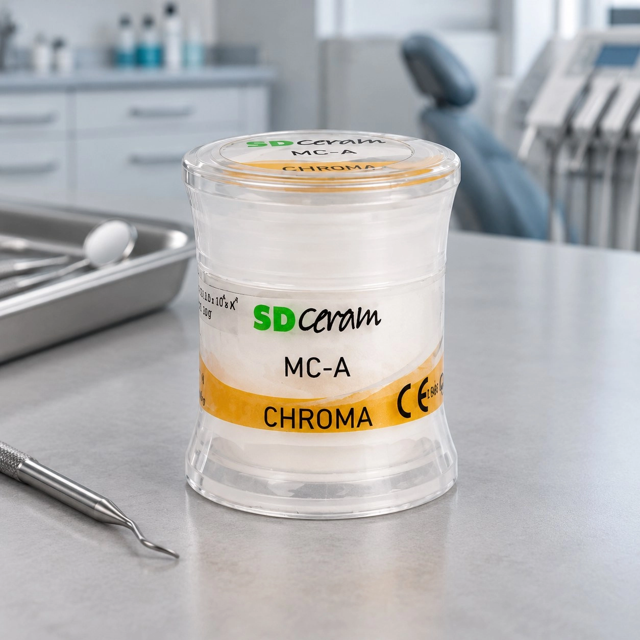 SD Ceram Хрома порошок MC Chroma 10 г — Матеріали зуботехнічні