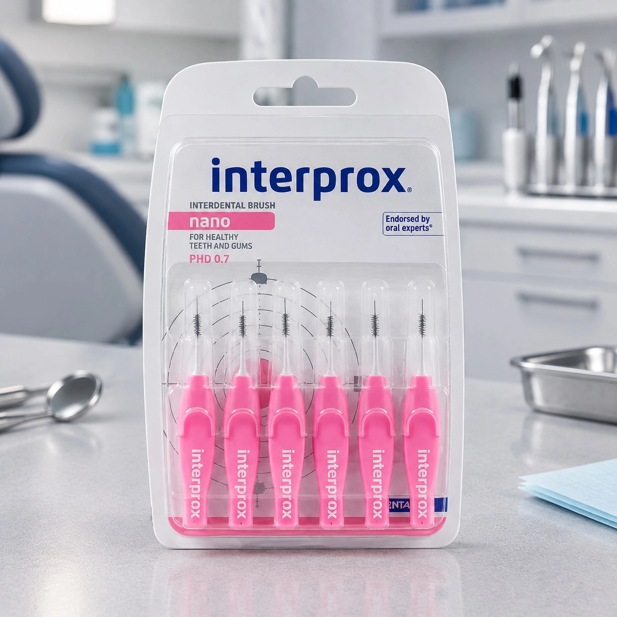 DENTAID Щітка міжзубна INTERPROX 4G, NANO 0.7 мм, 6 шт — Засоби особистої гігієни