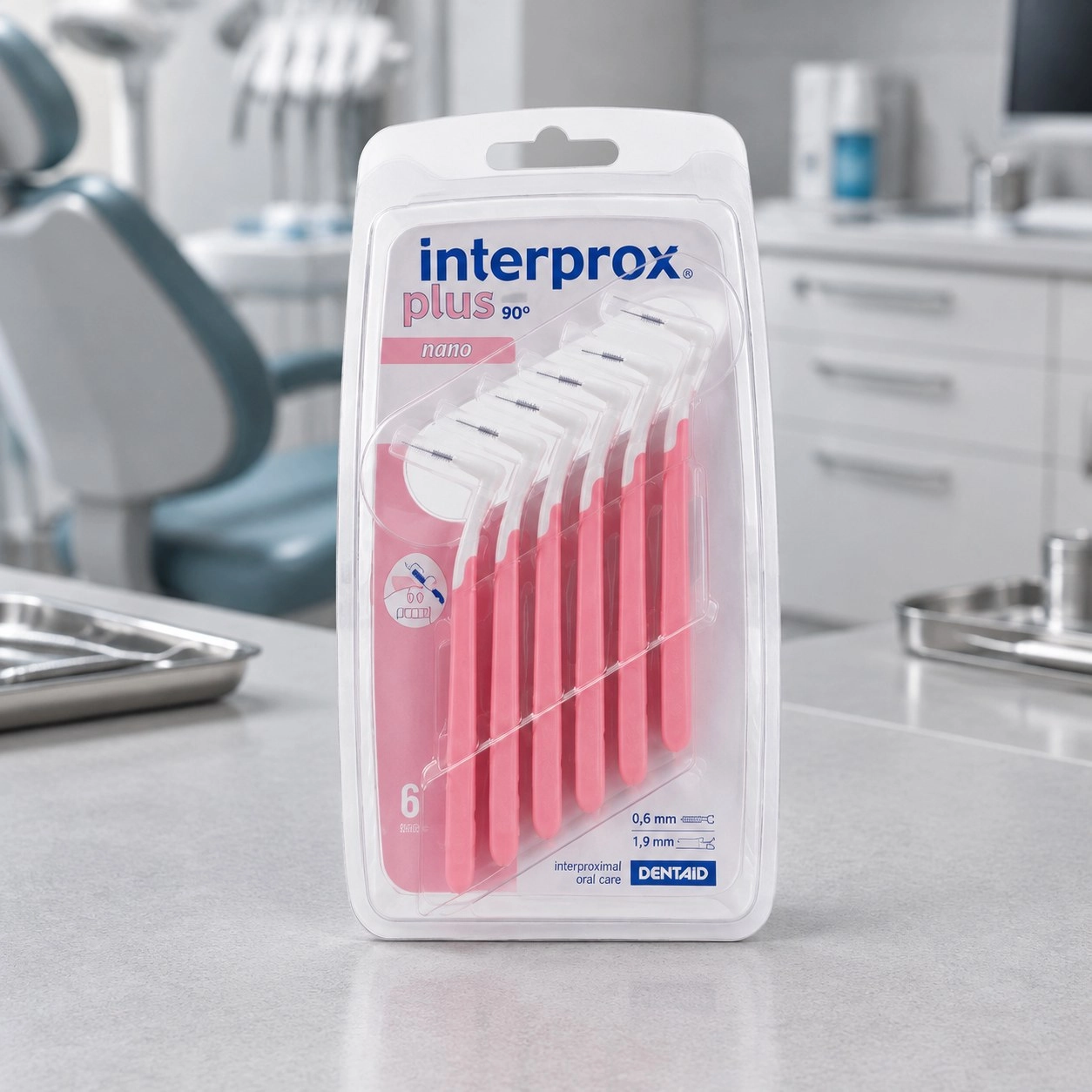 DENTAID Щітка міжзубна INTERPROX PLUS 2G, NANO 0.6 мм, 6 шт — Засоби особистої гігієни
