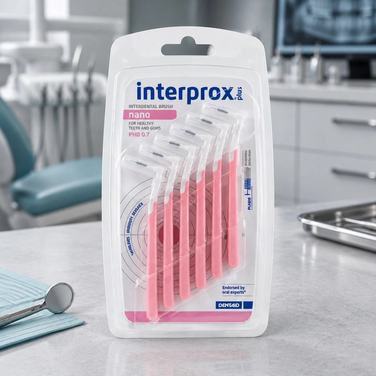DENTAID Щітка міжзубна INTERPROX PLUS 2G, NANO 0.7 мм, 6 шт — Засоби особистої гігієни