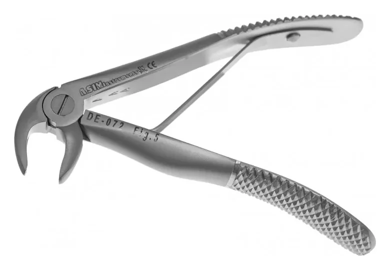 Asim Instruments Щипці для видалення зубів (Англійська форма) Klein №5 DE-072 — Хірургічні інструменти