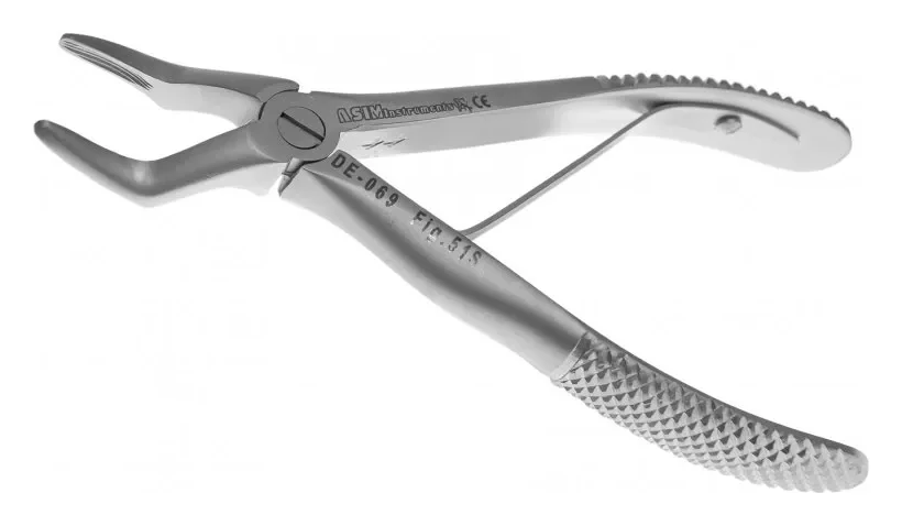 Asim Instruments Щипці для видалення зубів (Англійська форма) Klein №51S DE-069 — Хірургічні інструменти