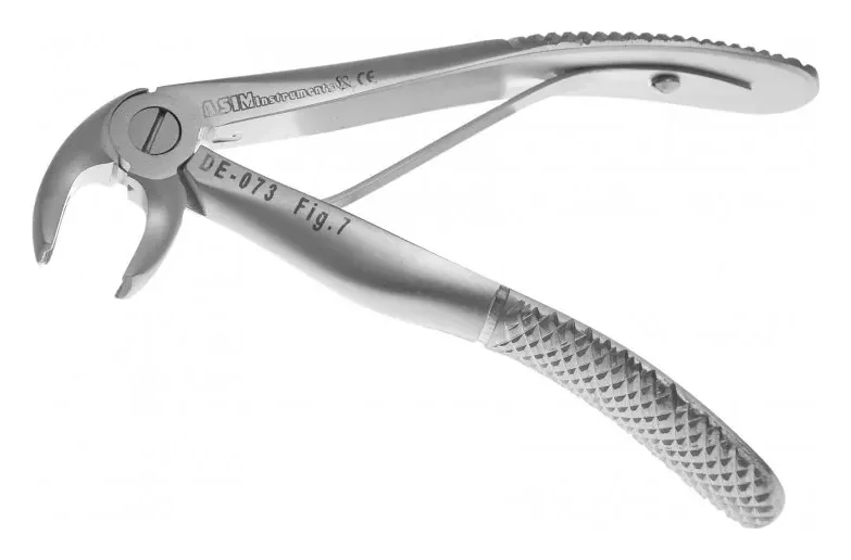 Asim Instruments Щипці для видалення зубів (Англійська форма) Klein №7 DE-073 — Хірургічні інструменти