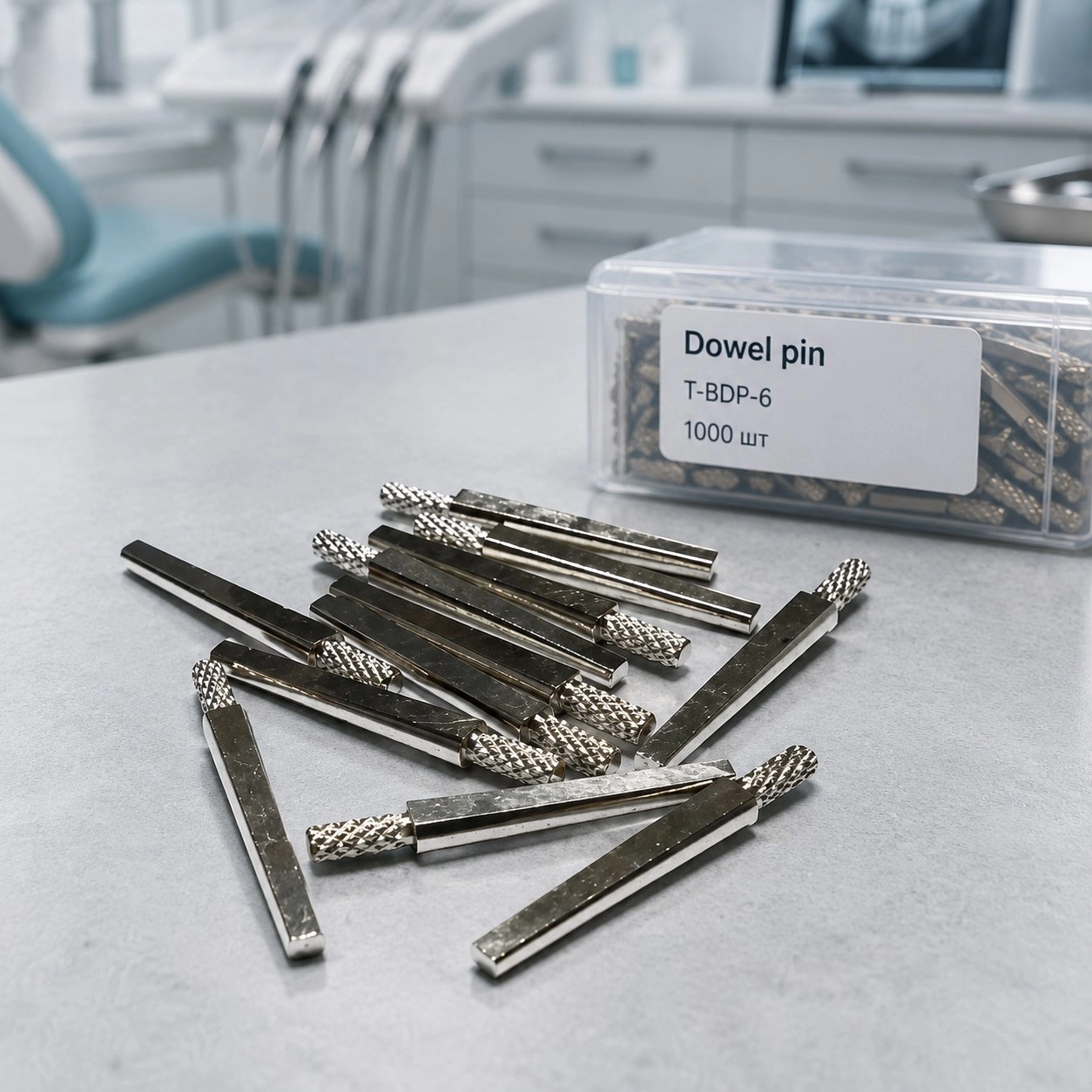 OEM-Китай Штифти для розбірних моделей Dowel pin T-BDP-6 1000 шт — Зуботехнічні інструменти
