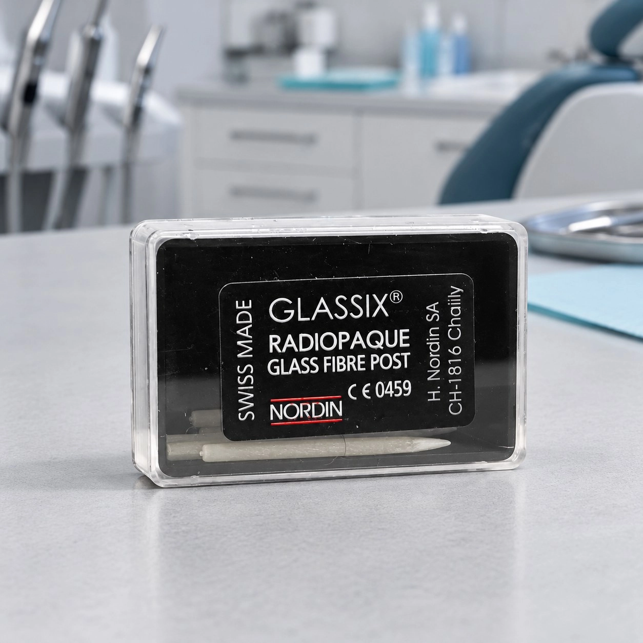 Nordin Штифти скловолоконні Glassix (Глассікс) №4 6 шт — Ендодонтичні інструменти