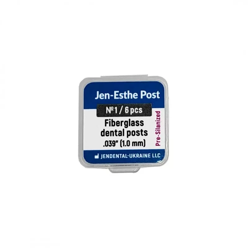 JenDental Штифти скловолоконні J-Este Post (Джен-ест Пост) №1 6 штук — Ендодонтичні інструменти