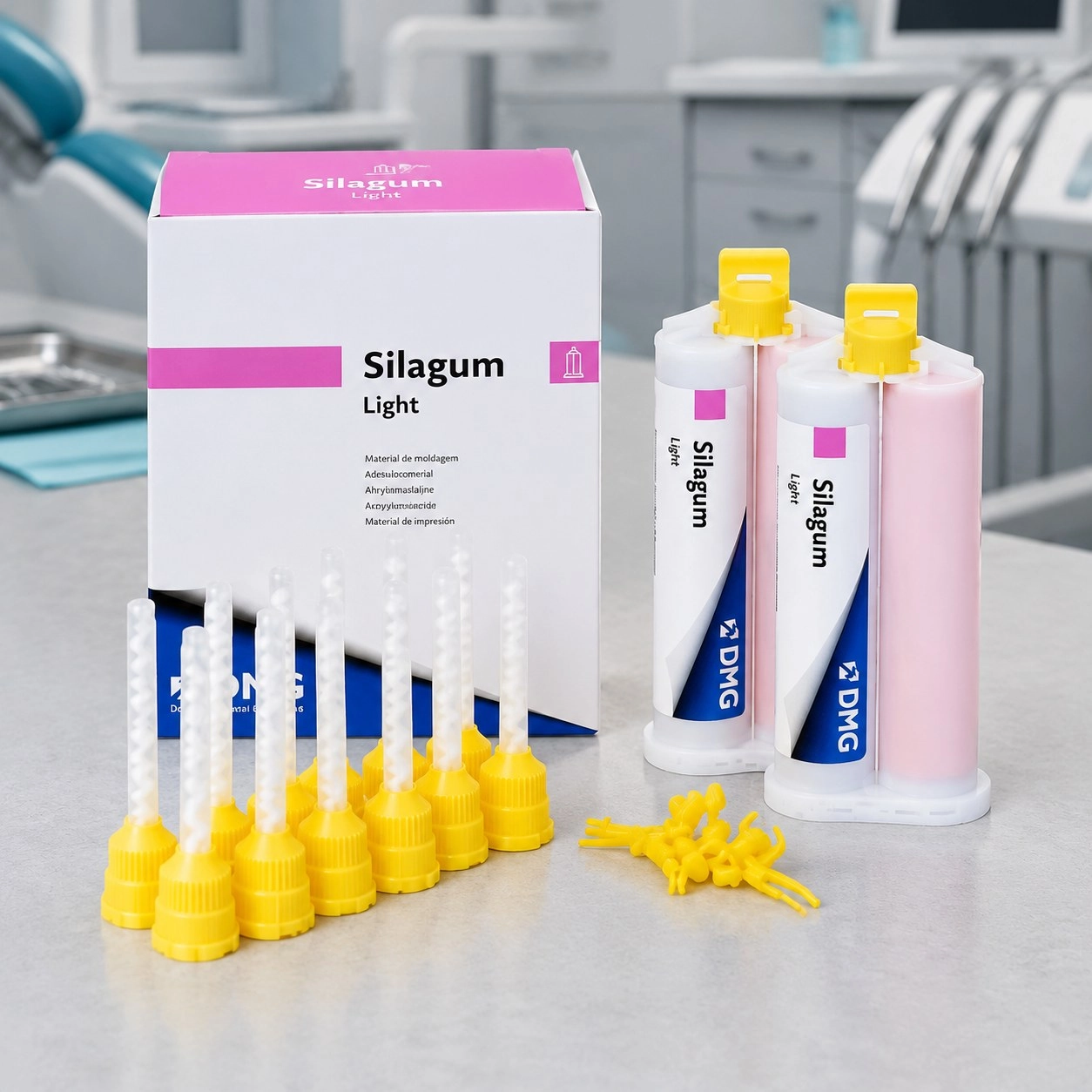 DMG Silagum Light A-Silicone (Сілагум Лайт) Коректор 2 х 50 мл — Матеріали зуботехнічні