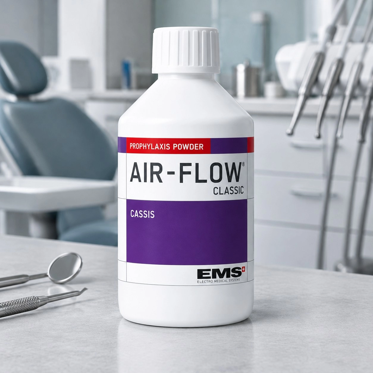 EMS Сода Air-Flow 300 г Чорна смородина CASSIS — Матеріали терапевтичні