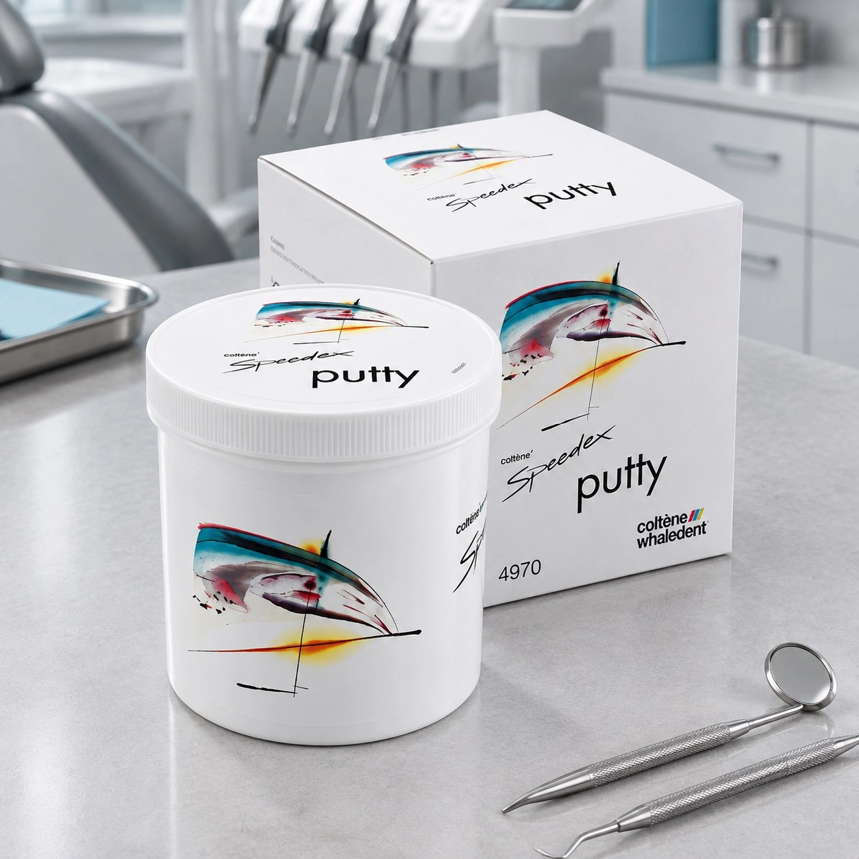 Coltene Whaledent Спідекс База (Speedex Putty) 910 мл — Матеріали зуботехнічні