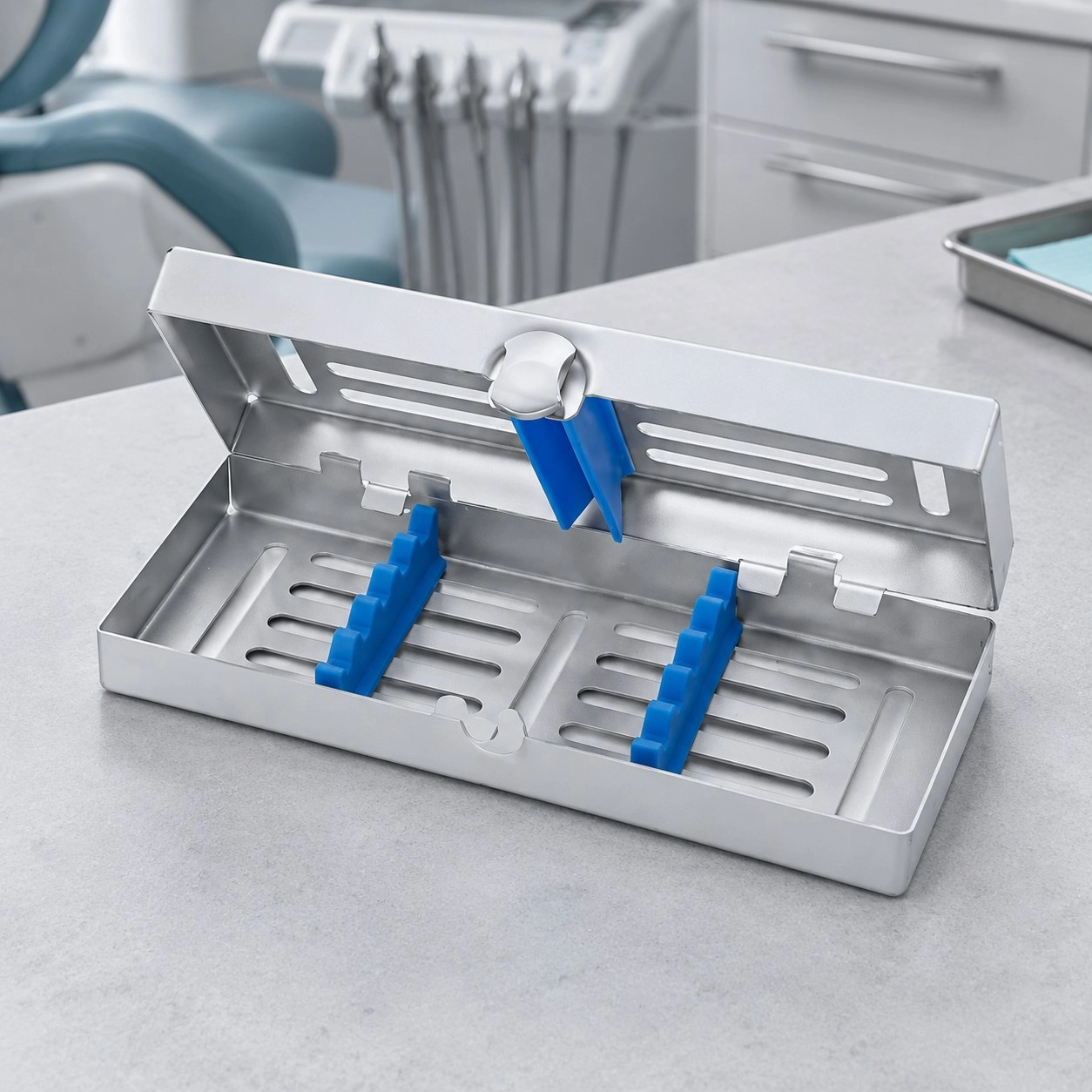 Asim Instruments Касета-лоток для стерилізації DE-1802 (182*75*35 мм) — Інструменти для дезінфекції та стерилізації