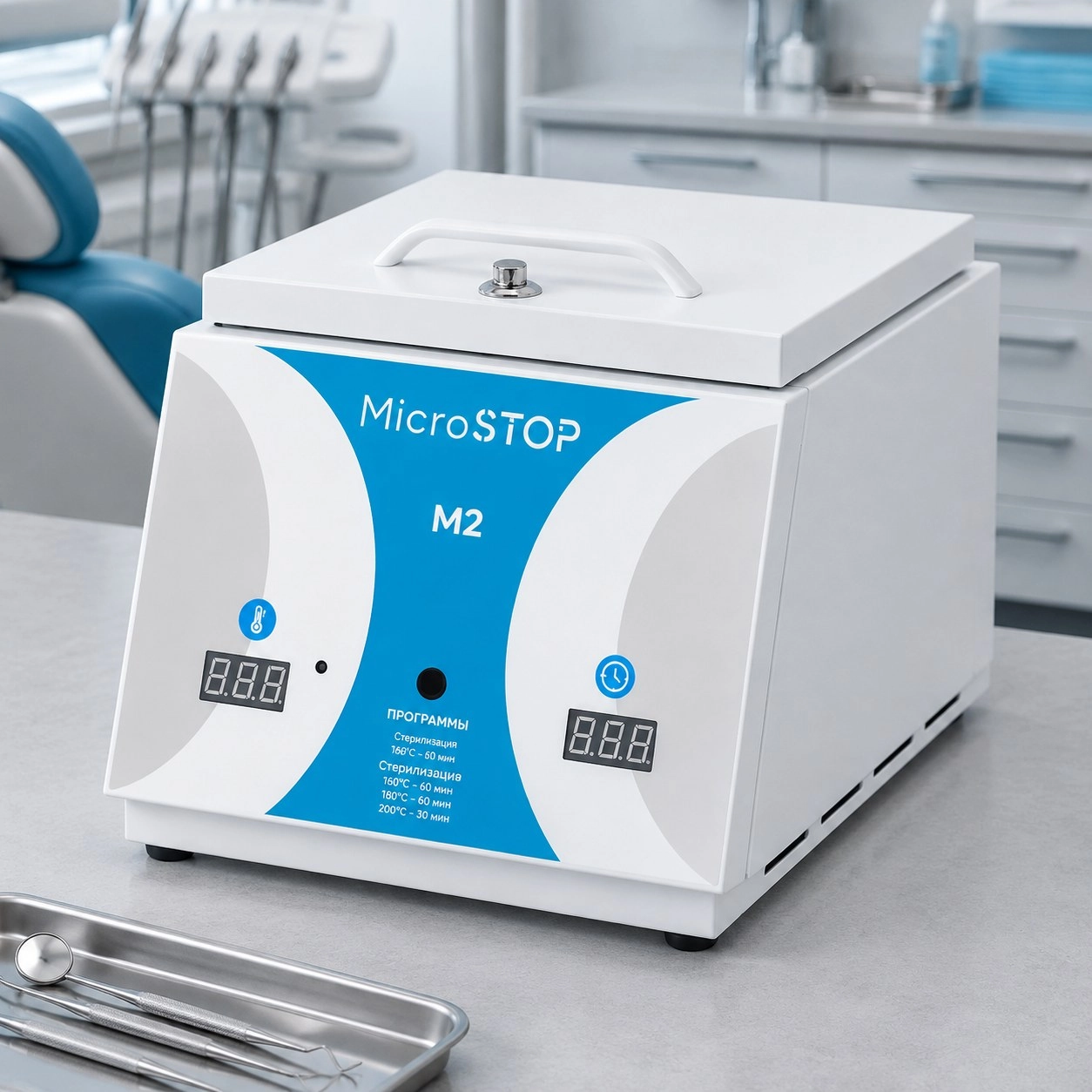 Стерилізатор повітряний, сухожар MicroSTOP M2 — Обладнання для дезінфекції й стерилізації