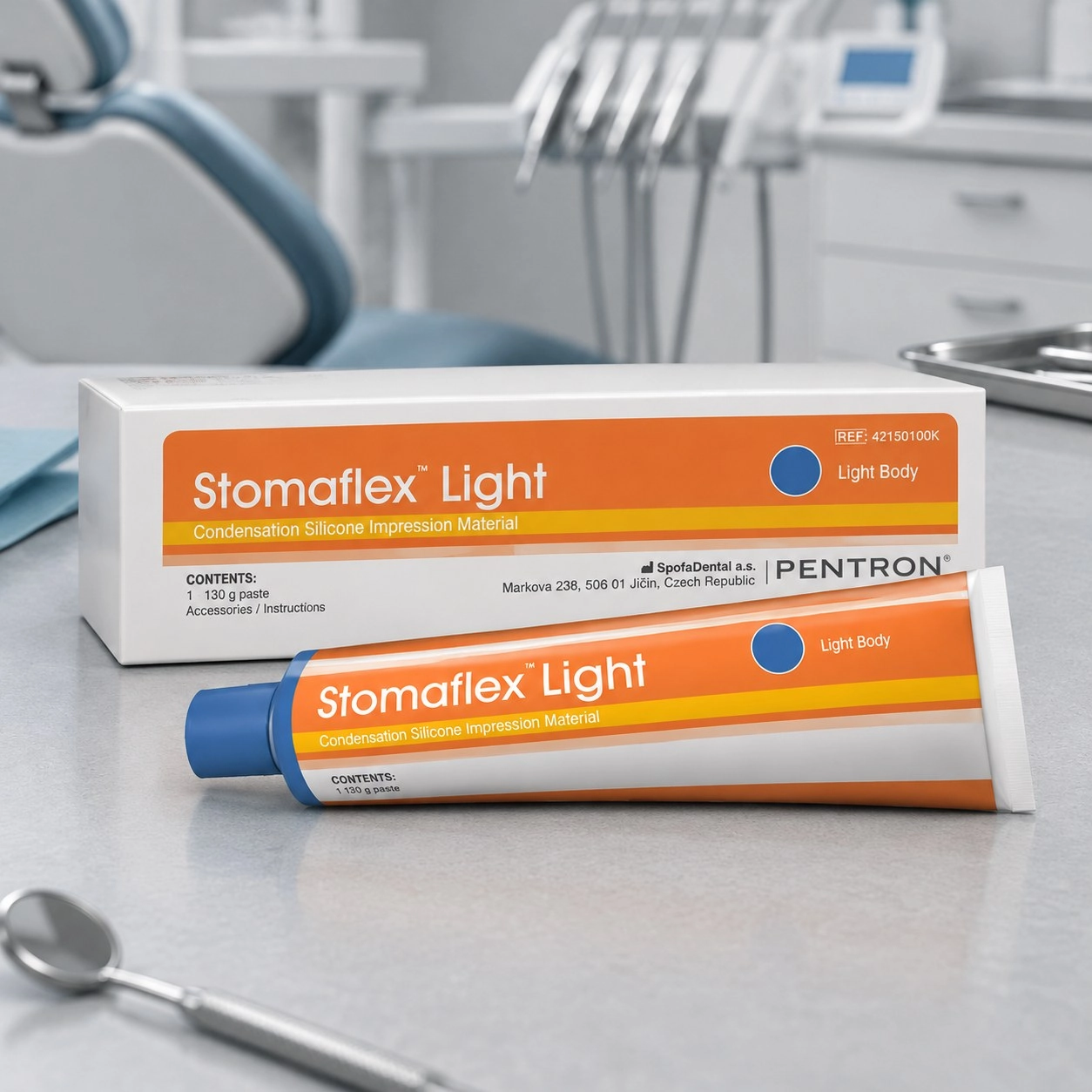 Spofa Dental Stomaflex Light (Стомафлекс коректор) 130 г — Матеріали зуботехнічні