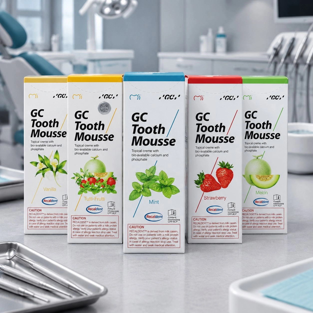 GC Tooth mousse (Тус Мус) тюбик 35 мл Туті-фрутті — Матеріали терапевтичні