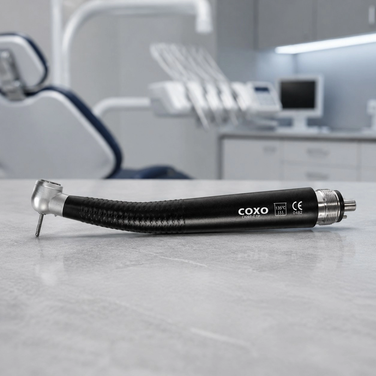 Наконечник турбінний COXO CX207-C ТP Чорний M4