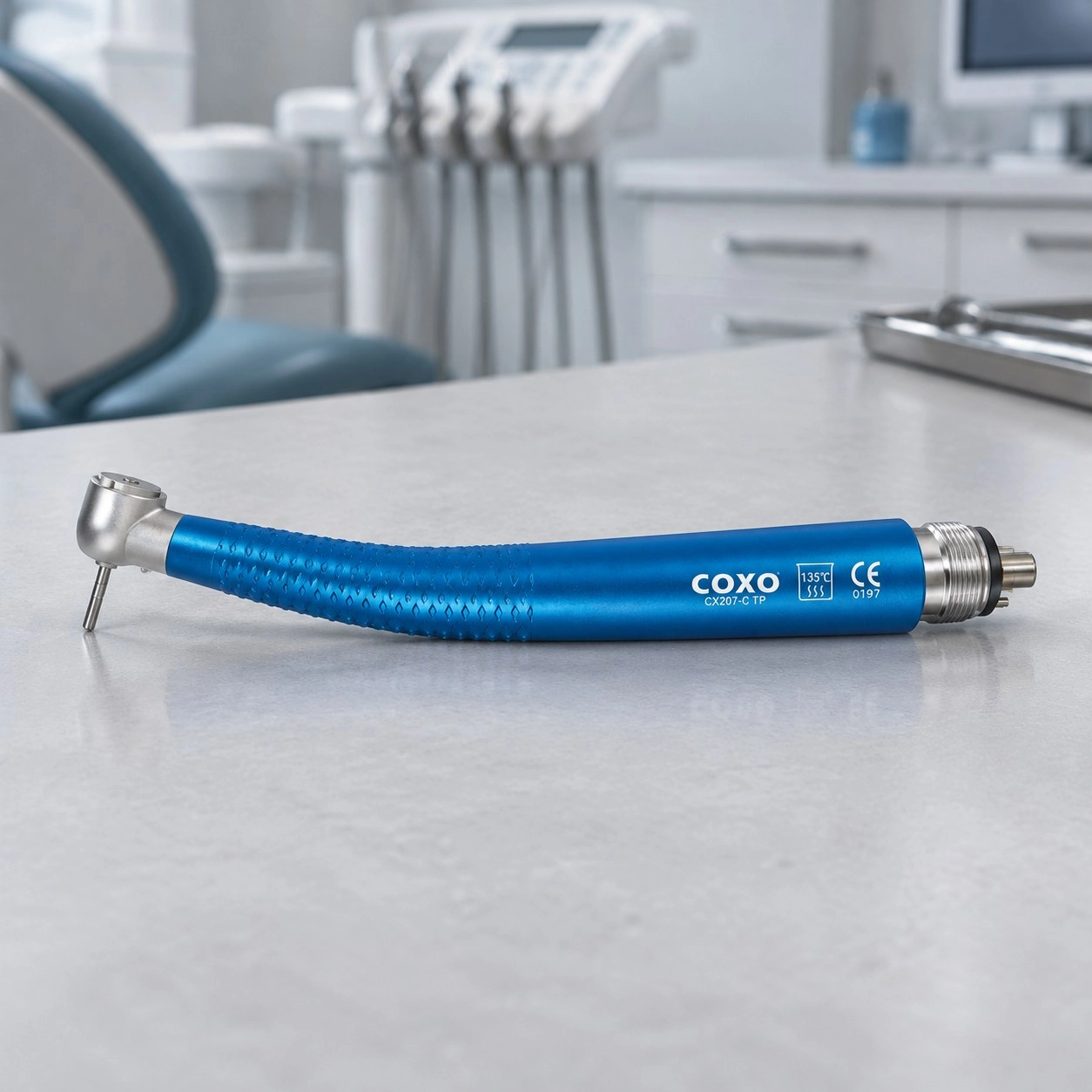 Наконечник турбінний COXO CX207-C ТP Блакитний M4