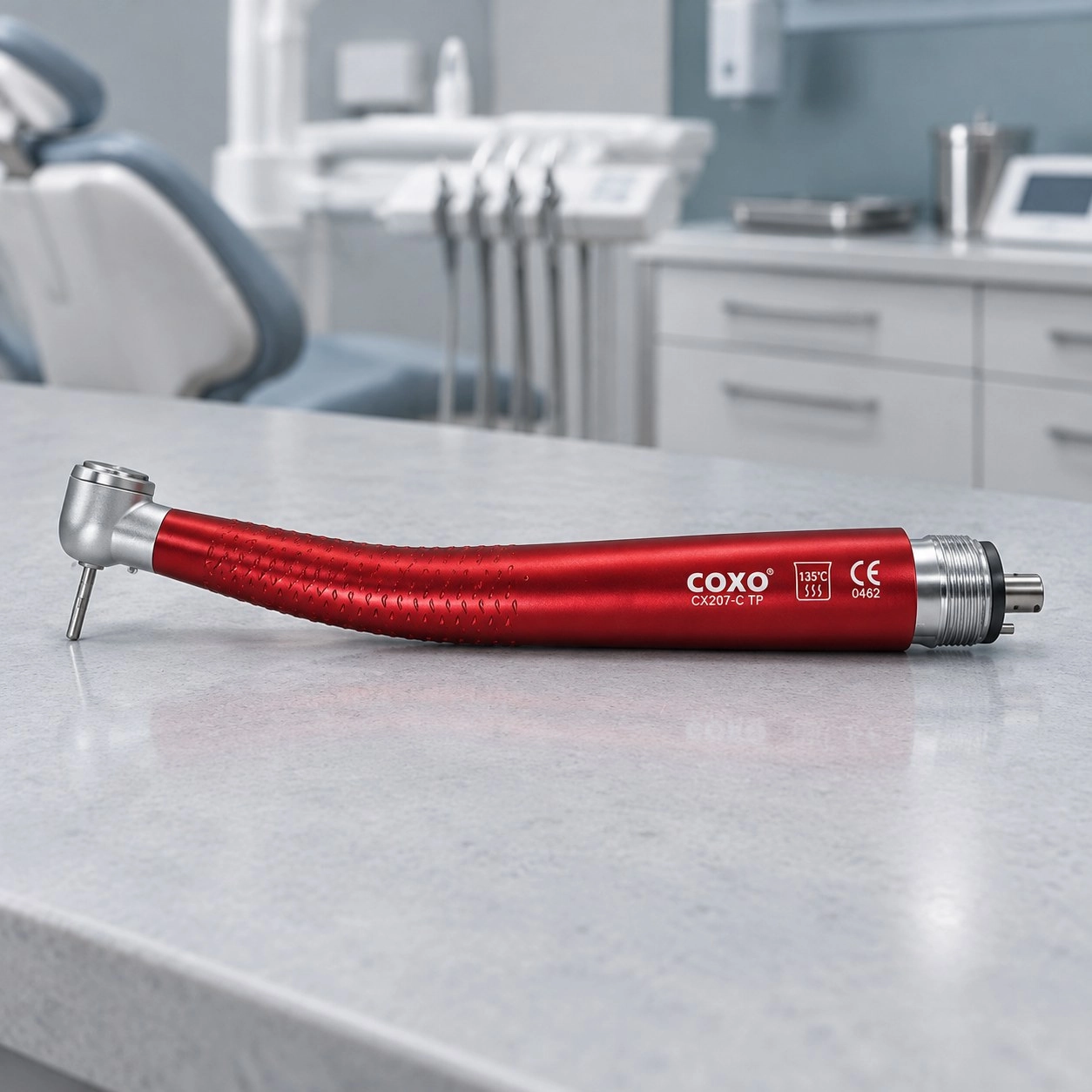 Наконечник турбінний COXO CX207-C ТP Червоний M4