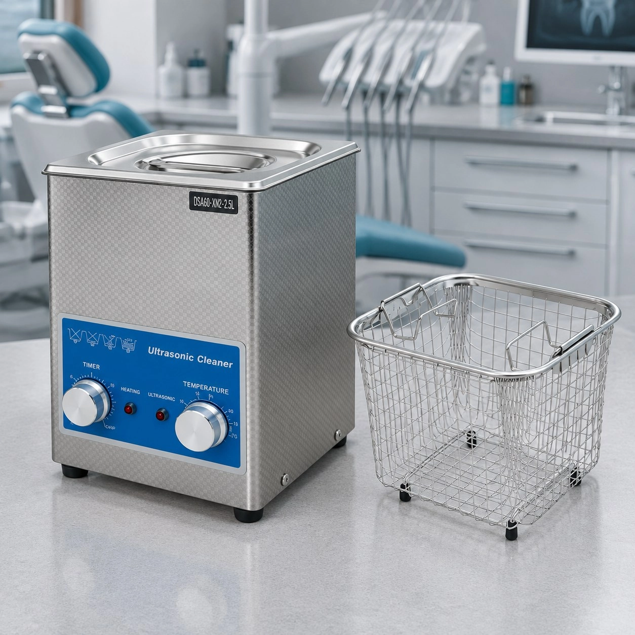 Мийка ультразвукова DSA 60-XN2+heating 2.5 л (з таймером і підігрівом) — Обладнання для дезінфекції й стерилізації