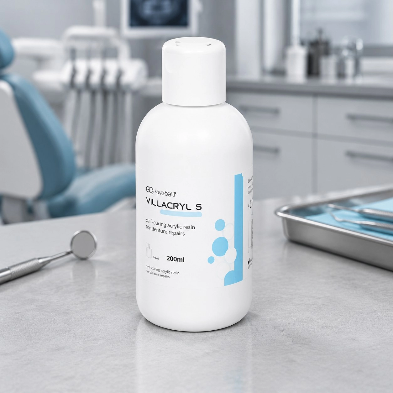 Zhermack Villacryl S (Вілакрил) мономер 200 мл — Матеріали зуботехнічні