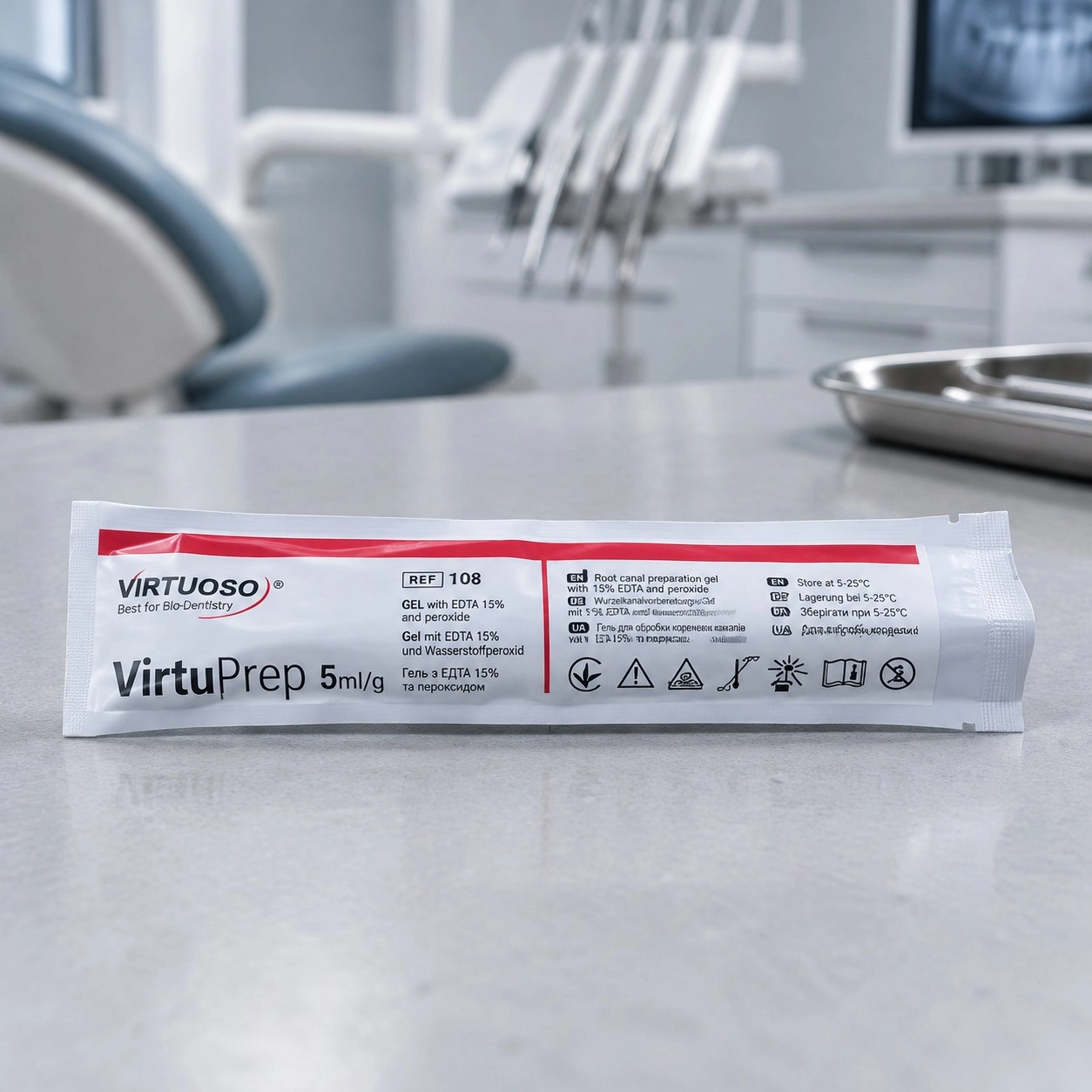 VIRTUOSO VirtuPrep (Віртупреп) гель (ЕДТА 15% з пероксидом) 10 мл — Матеріали терапевтичні
