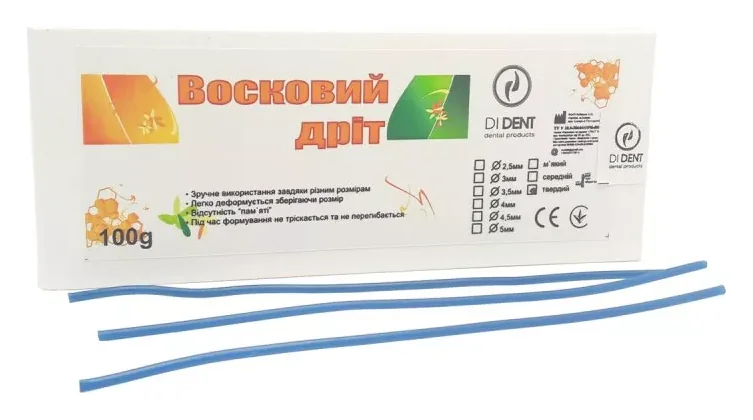 Восковий дріт Dident 115 г — Матеріали зуботехнічні