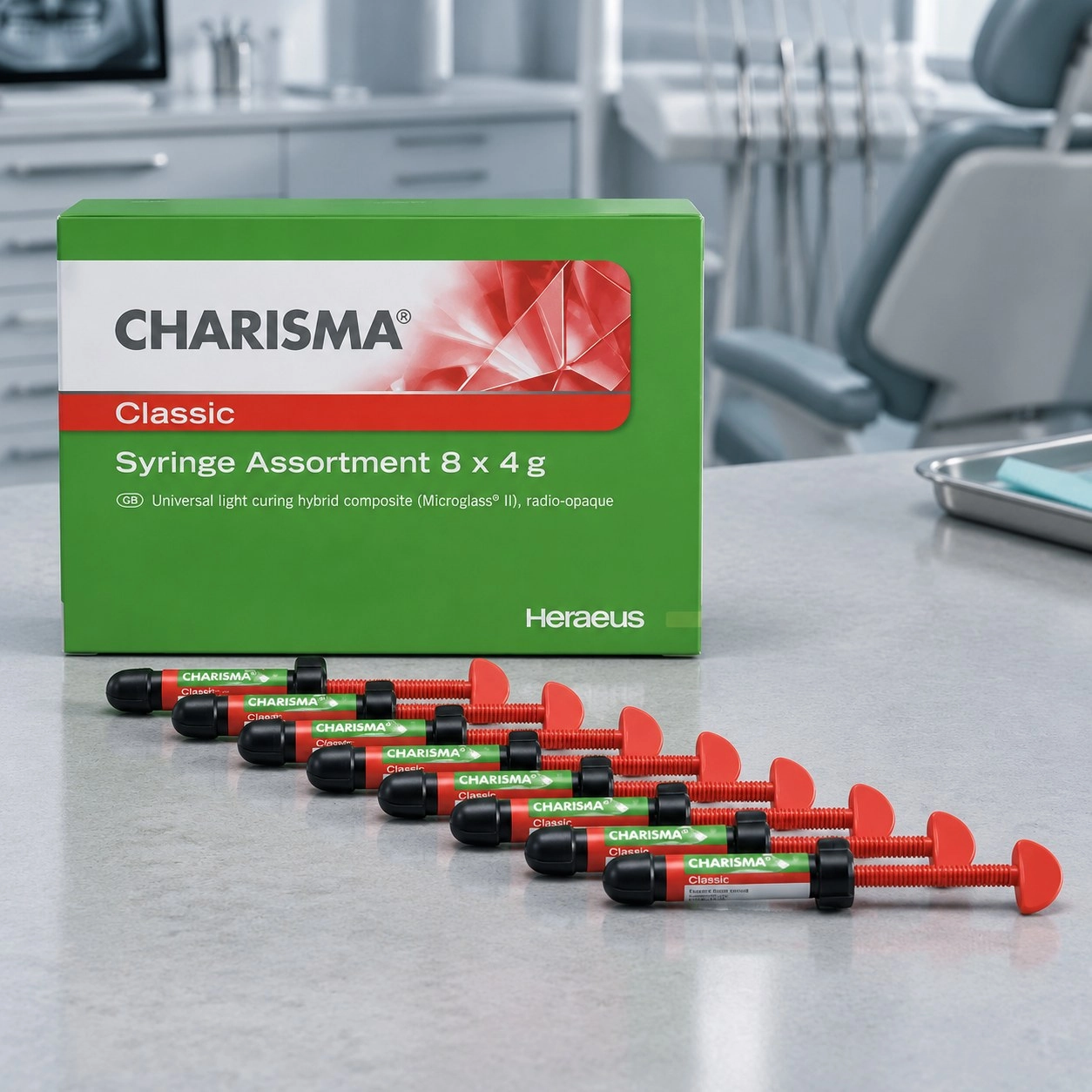Heraeus Kulzer Charisma Classic (Харизма Класік) набір 8 шприців + 4.5 мл — Матеріали терапевтичні