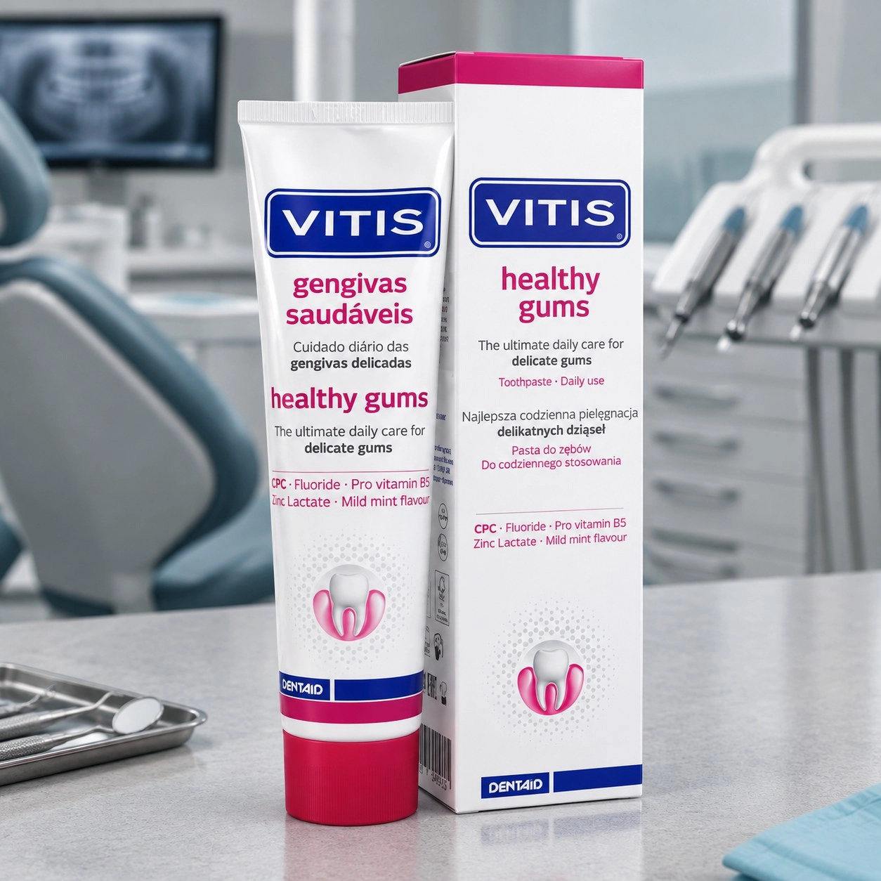 DENTAID Зубна паста VITIS HEALTHY GUMS 100 мл — Засоби особистої гігієни